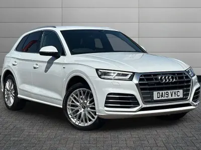 Used Audi Q5 S-Line 190 HP (139 kW) 2019 White SUV