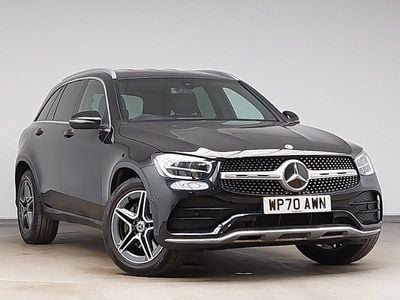 Used Mercedes GLC300 AMG line 258 HP (189 kW) 2021 Black SUV