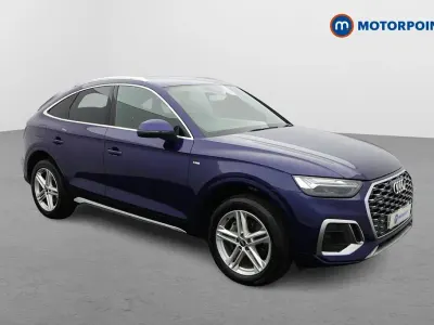 Used Audi Q5 S-Line 204 HP (150 kW) 2021 Blue SUV