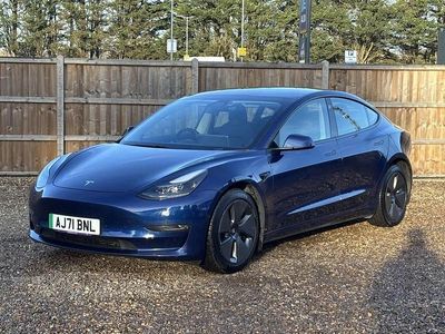 Used Tesla Model 3 Long Range AWD 366 kW (498 HP) 2021 Blue Sedan