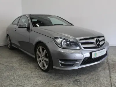 Begagnad Mercedes C250 Sport Edition 204 HK (150 kW) 2014 Silver Sportkupé