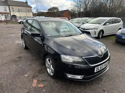 Used Skoda Rapid Elegance 105 HP (77 kW) 2014 Black Hatchback
