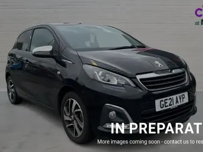 Used Peugeot 108 Collection 72 HP (52 kW) 2021 Black Hatchback