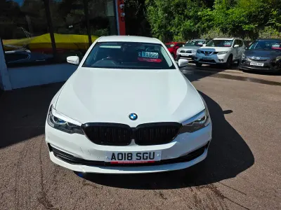 Used BMW 520 Sport Line 190 HP (139 kW) 2018 White Sedan
