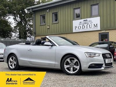 Silver Used 2012 Audi A5 Cabriolet Design Cabriolet | £6,490 (Fair price)