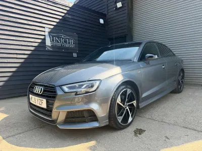 Used Audi A3 Black Edition 150 HP (110 kW) 2019 Grey Sedan