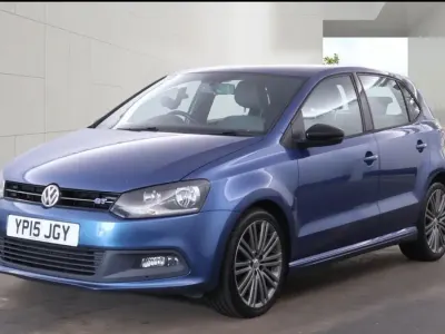 Used VW Polo BlueGT 150 HP (110 kW) 2015 Blue Hatchback