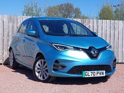 Usado Renault Zoe Iconic 100 kW (136 HP) 2020 Azul Citadino