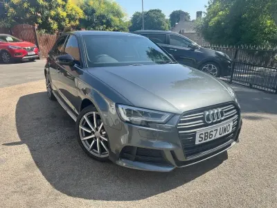 Used Audi A3 Sportback Black Edition 150 HP (110 kW) 2018 Grey Hatchback