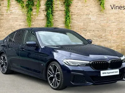 Used BMW 520 M Sport 190 HP (139 kW) 2022 Blue Sedan