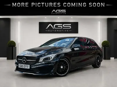 Used Mercedes CLA220 Shooting Brake AMG 177 HP (130 kW) 2015 Black Estate