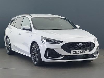 White Used 2022 Ford Focus ST-Line Estate | £18,498 (Expensive)