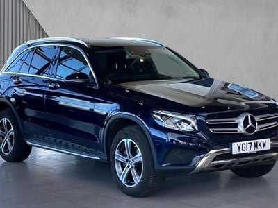 Used Mercedes GLC250 Premium 204 HP (150 kW) 2017 Cavansite blue metallic