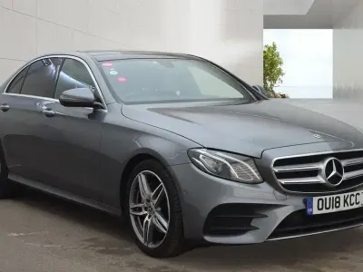 Used Mercedes E220 AMG Line Premium 194 HP (142 kW) 2018 Grey Sedan