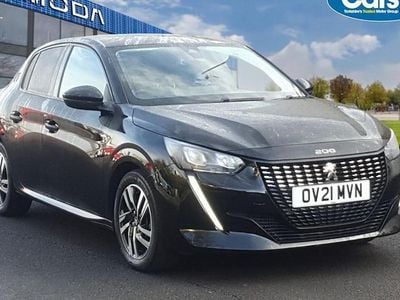 Used Peugeot 208 Allure 102 HP (75 kW) 2021 Black Hatchback