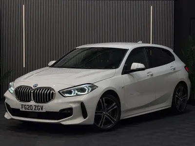 Used BMW 118 M Sport 140 HP (102 kW) 2020 White Hatchback