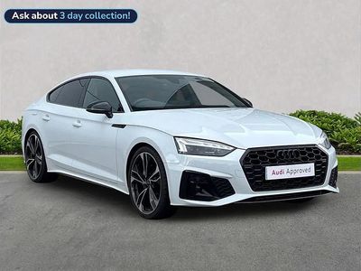Used Audi A5 Sportback Black Edition 204 HP (150 kW) 2023 White Hatchback