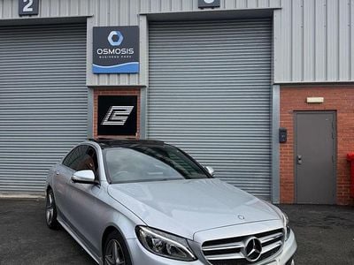 Used Mercedes C220 AMG Line Premium Plus 2014 Silver Sedan
