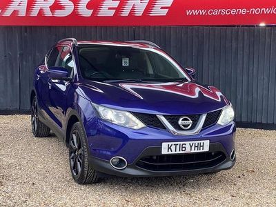 Blue Used 2016 Nissan Qashqai Tekna SUV | £7,499 (Good price)