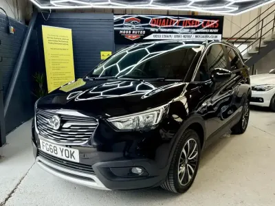 Used Vauxhall Crossland X Elite 110 HP (80 kW) 2018 Black SUV