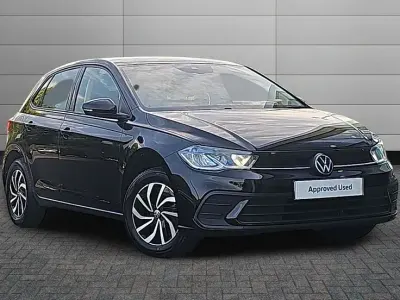 Used VW Polo Life 95 HP (69 kW) 2023 Black Hatchback