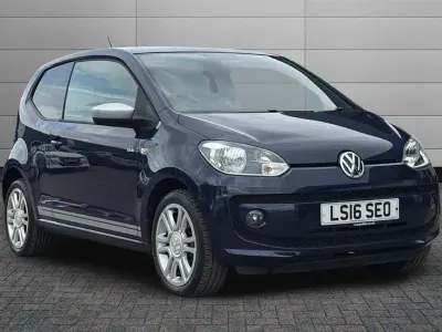 Used VW up! CLUB 75 HP (55 kW) 2016 Blue Hatchback