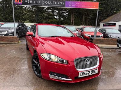 Begagnad Jaguar XF Luxury 2012 Röd Sedan