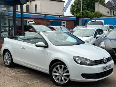 Used VW Golf Cabriolet S 2015 White Cabriolet