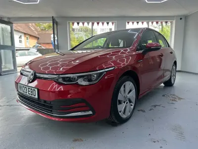 Used VW Golf VIII Style 150 HP (110 kW) 2023 Red Hatchback