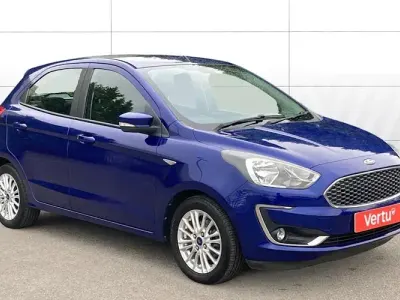 Used Ford Ka Plus Zetec 86 HP (63 kW) 2019 Blue Hatchback