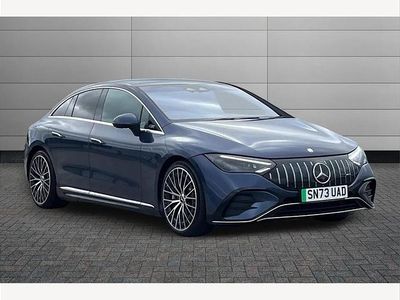 Used Mercedes EQE AMG 53 459 kW (625 HP) 2023 Sodalite blue Sedan