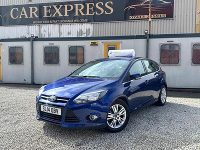 Used Ford Focus Titanium 2014 Blue Hatchback