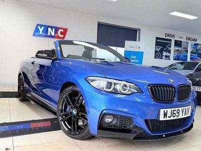 Used BMW 218 M Sport 150 HP (110 kW) 2019 Blue Cabriolet