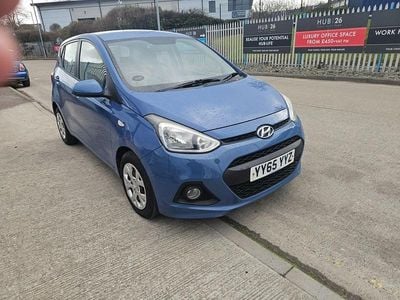 Used Hyundai i10 SE 66 HP (48 kW) 2016 Blue Hatchback