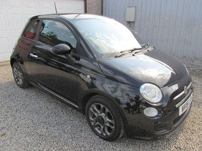 Black Used 2015 Fiat 500 S Hatchback | £4,490 (Fair price)