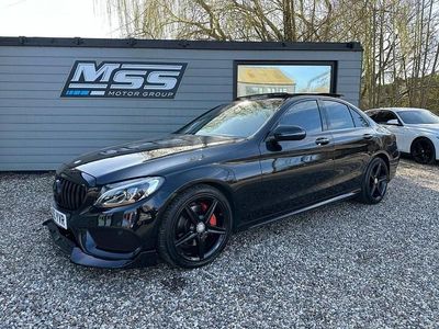 Used Mercedes C220 AMG line 170 HP (125 kW) 2015 Black Sedan