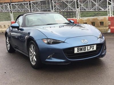 Blue Used 2018 Mazda MX5 Cabriolet | £9,795 (Fair price)