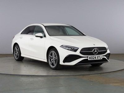 Polar white Used 2024 Mercedes A250 AMG Line Premium Sedan | £24,998 (Fair price)