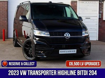 Used VW Transporter Highline 204 HP (150 kW) 2023 Black Van