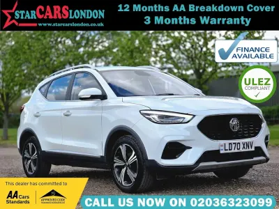 Used MG ZS Excite 111 HP (81 kW) 2020 White SUV