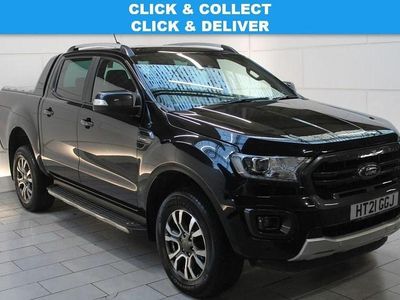 Black Used 2021 Ford Ranger Wildtrack Pickup | £21,000 (Fair price)