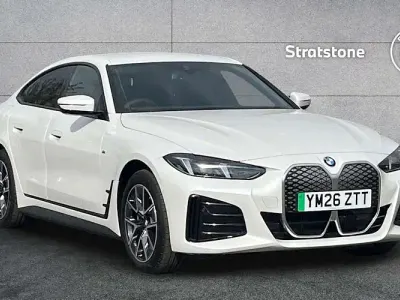 New BMW i4 M Sport 250 kW (340 HP) 2026 White Sedan