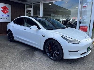 Used Tesla Model 3 Performance 461 kW (627 HP) 2020 White Sedan