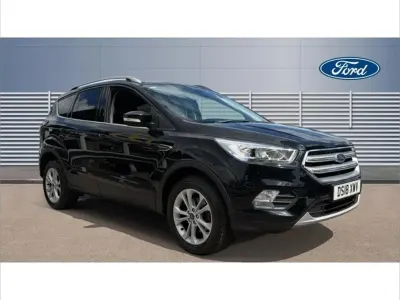Used Ford Kuga Titanium 150 HP (110 kW) 2018 Black SUV