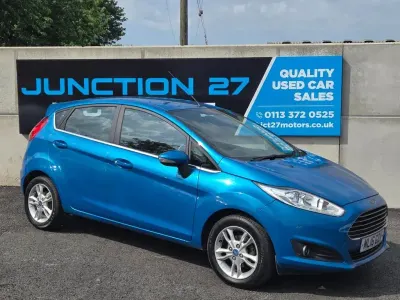 Used Ford Fiesta Zetec 82 HP (60 kW) 2016 Blue Hatchback