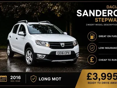 Used Dacia Sandero Ambiance 2016 White Hatchback