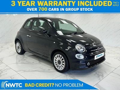 Used Fiat 500 Lounge 70 HP (51 kW) 2020 Black Hatchback