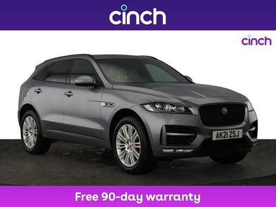 Grey Used 2021 Jaguar F-Pace R-Sport SUV | £22,649 (Expensive)