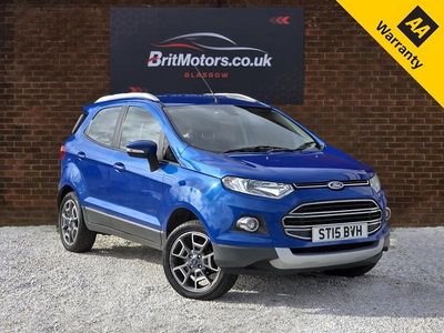 Used Ford Ecosport Titanium 125 HP (91 kW) 2015 Blue SUV