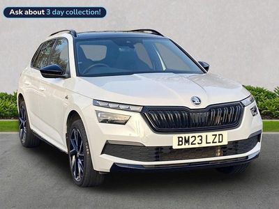 White Used 2023 Skoda Kamiq Monte Carlo SUV | £18,098 (Fair price)